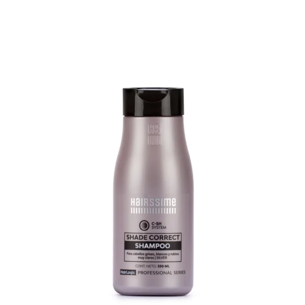 Shampoo Shade Correct Silver para reflejos rubios - 350 ml.